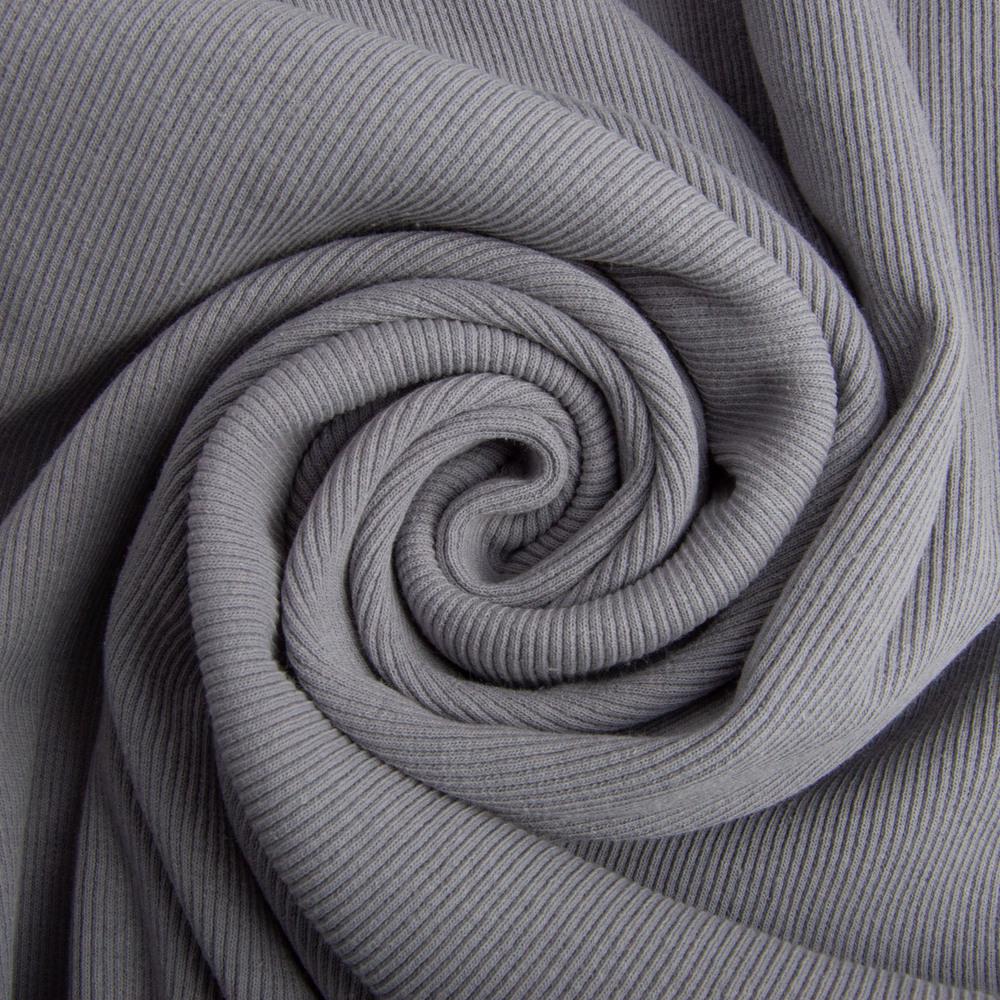 Ткань трикотажное полотно Кашкорсе 300 гр/м2 130 см Серый №2 (25869)