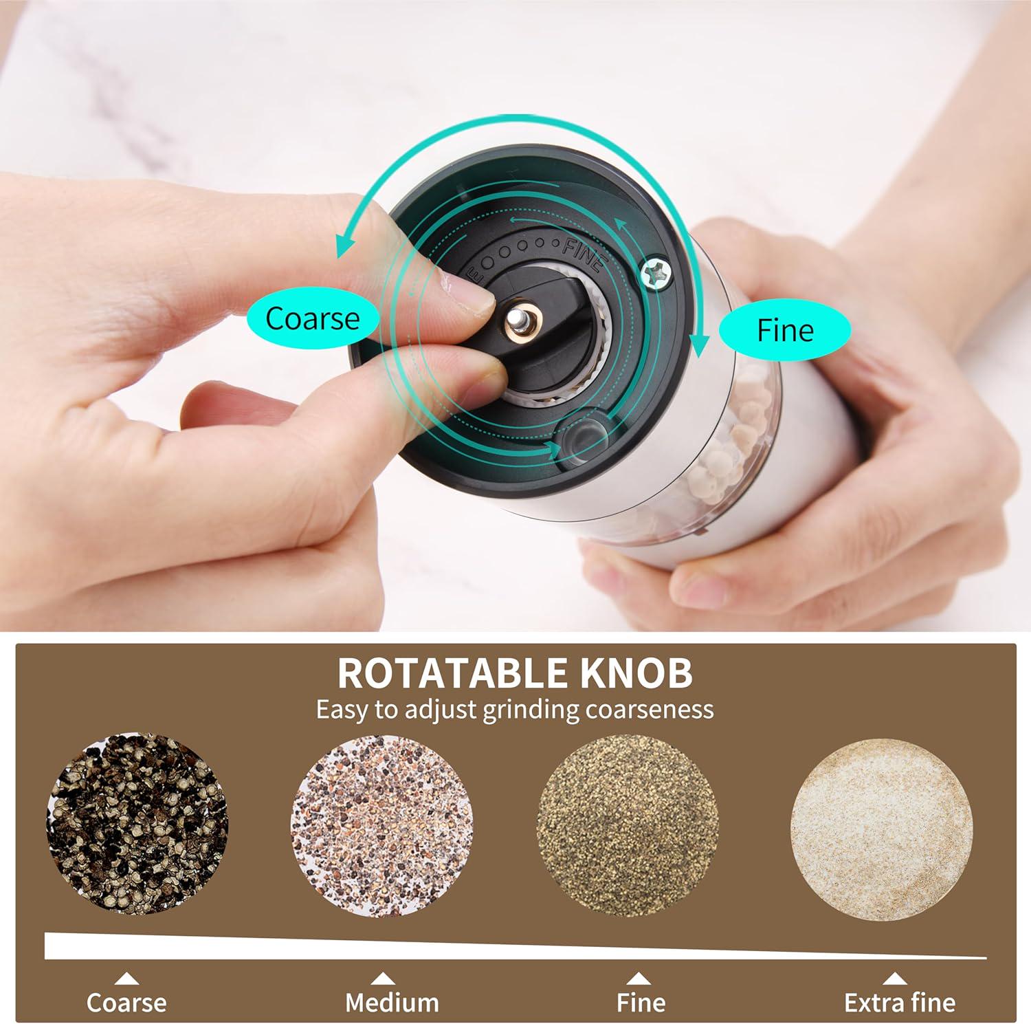 Мельниця для специй аккумуляторная Zally Q-37A - фото 4 Мельниця для специй аккумуляторная Zally Q-37A - фото 4