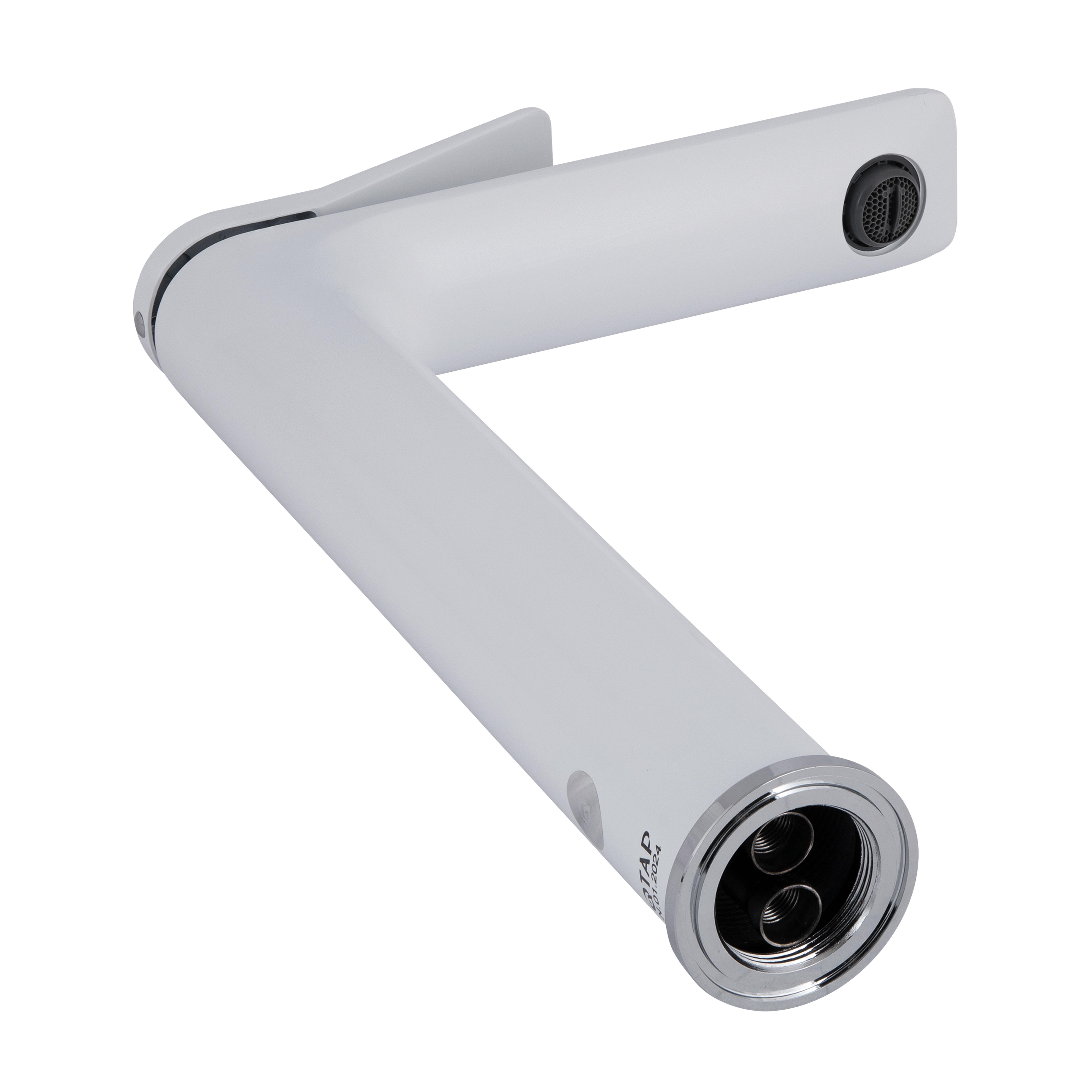 Смеситель для раковины Qtap Presto высокий Chrome/White (QTPRE269CRW45577)