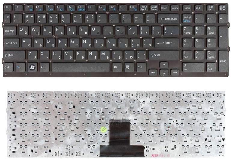 ᐉ Клавиатура для ноутбука Sony Vaio VPC-EB Black Frame Black