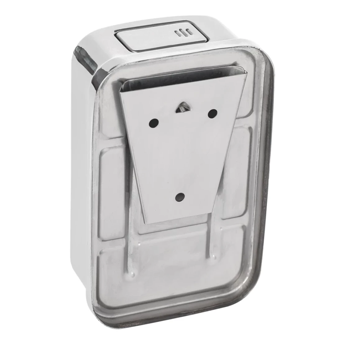 Диспенсер для рідкого мила Kroner KRM Rizze ACC405-5 метал Хром (SVR-CV022961) - фото 2