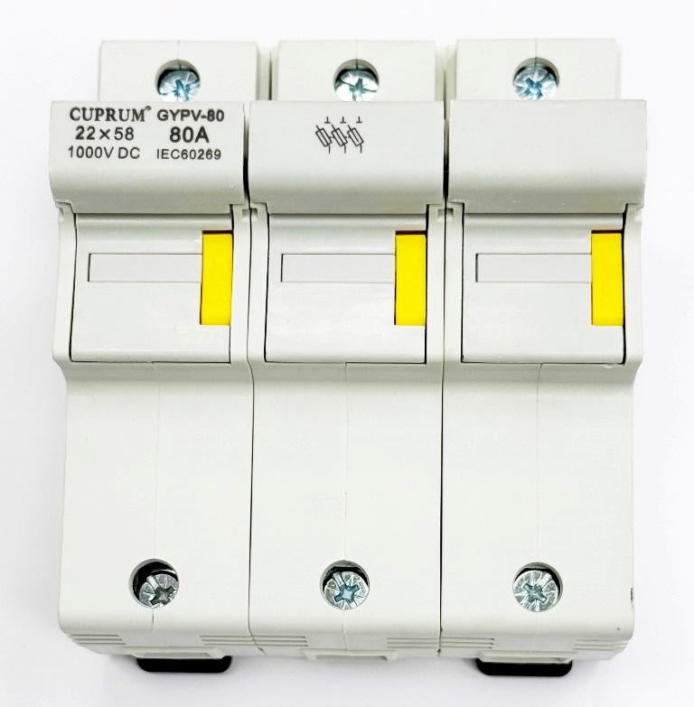 Держатель GYPV58 3р фотоэлектрического предохранителя 2258 DC/AC (cu4458803)