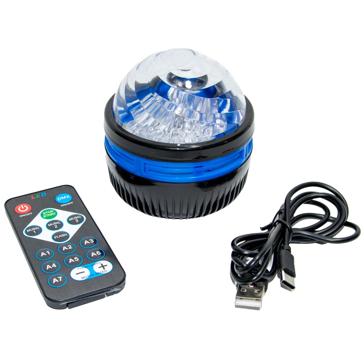 Ночник-проектор светодиодный Q6 Magic Ball 5 Вт Черный (1010761-Black)