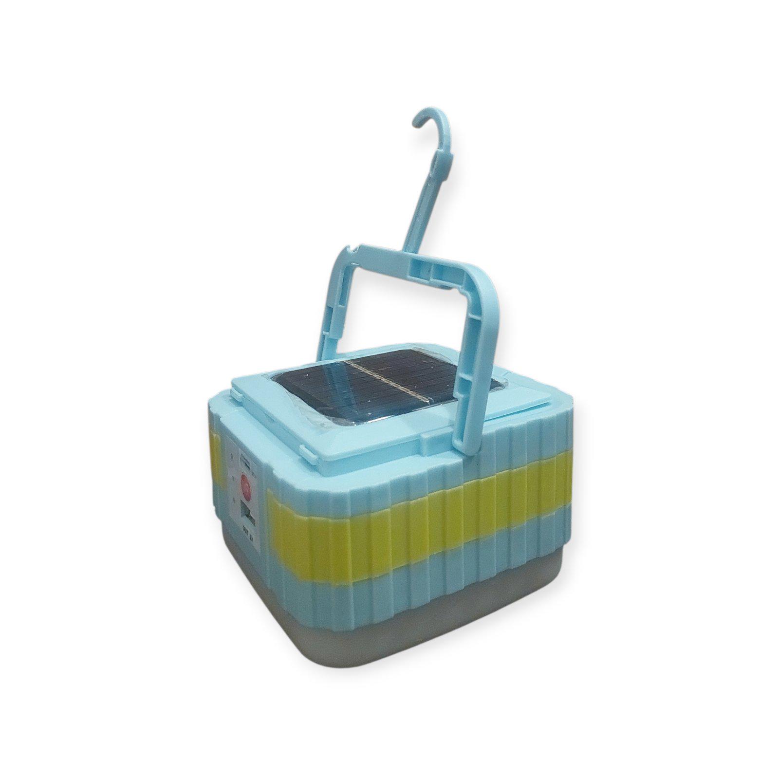 Фонарь Xinkej с powerbank с солнечной панелью от USB 18650х3 шт. (MF8080)