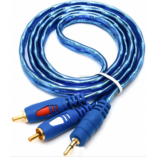 Кабель AUX Kingda S0706 5.0м OEM Синий (11664466)