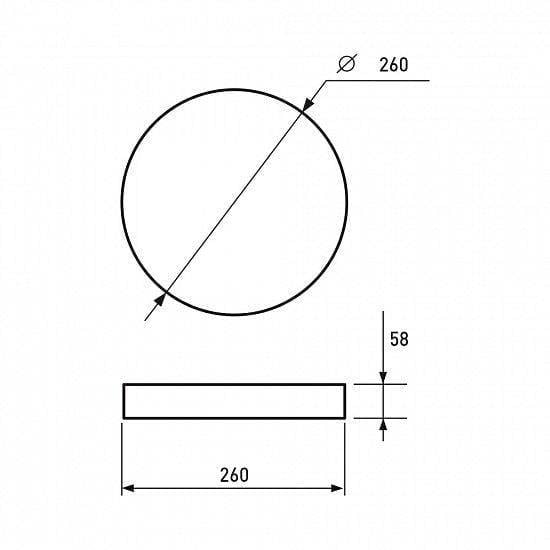 Светильник накладной LED Eurolamp DecoLight круглый 14W 4000K (24575936) - фото 4 Светильник накладной LED Eurolamp DecoLight круглый 14W 4000K (24575936) - фото 4