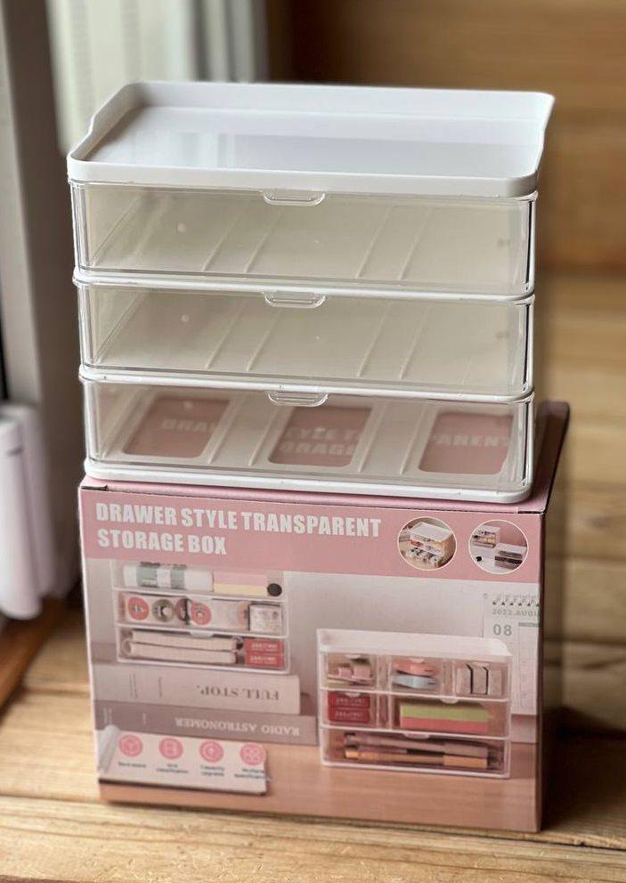 Полиця-органайзер для косметики AND 1434 23х17х20 см Полиця-органайзер для косметики AND 1434 23х17х20 см