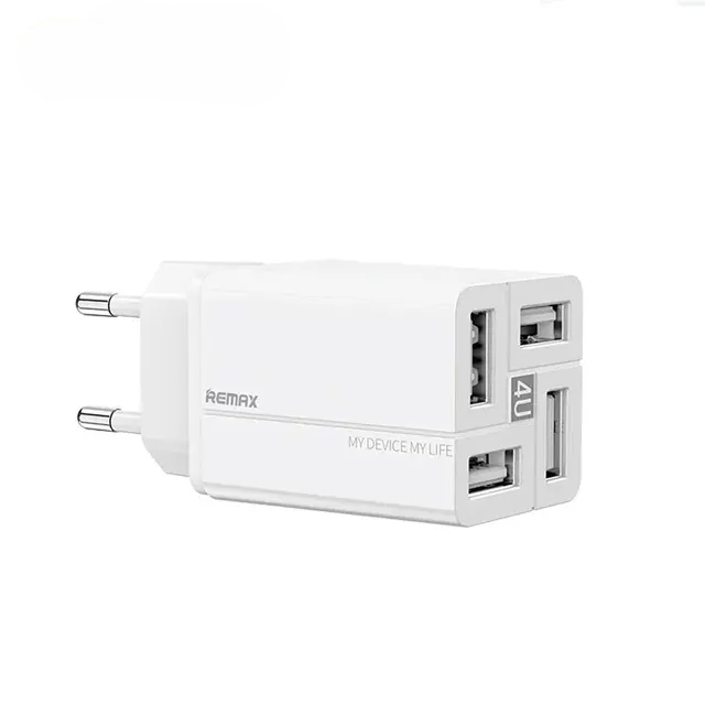 Зарядное устройство для Remax RP-U43 Wanfu 4USB 3.4A EU White