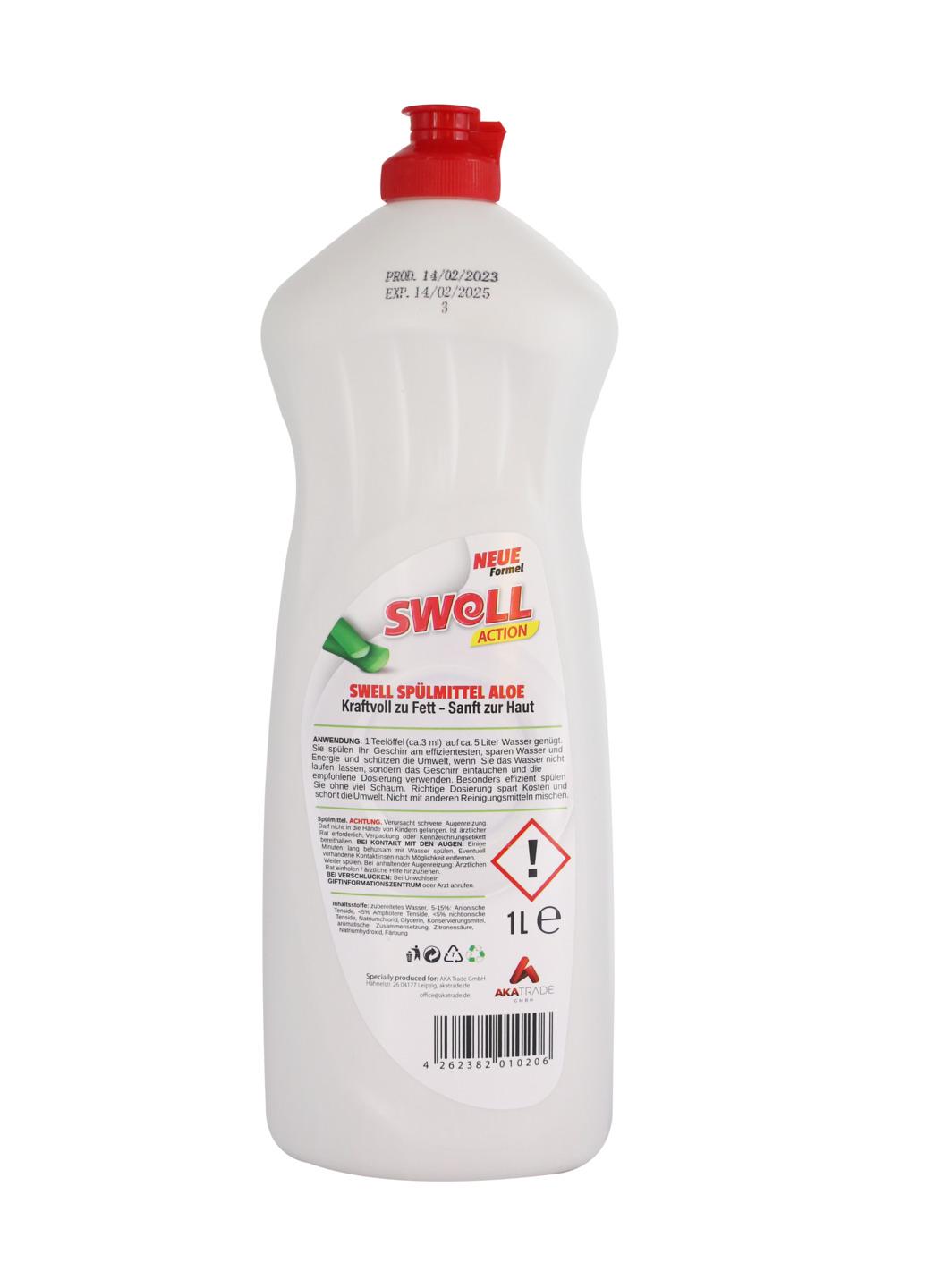 Средство для мытья посуды Swell Aloe 1 л (НФ-00003815) - фото 2