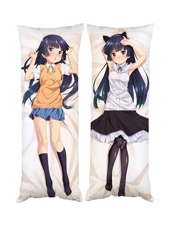 Подушка дакімакура Рурі Гоко Куронеко декоративна ростова для обіймання 30x60 см двостороння (1833996689)