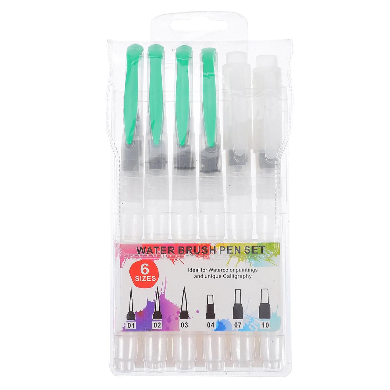 Набор кистей Worison с резервуаром для воды 6 шт. (WB-6)