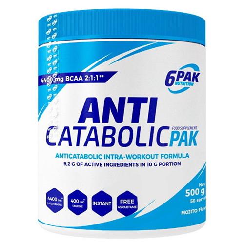 Амінокислота BCAA для спорту 6PAK Nutrition Anticatabolic Pak 500 г 50 порцій Lemon