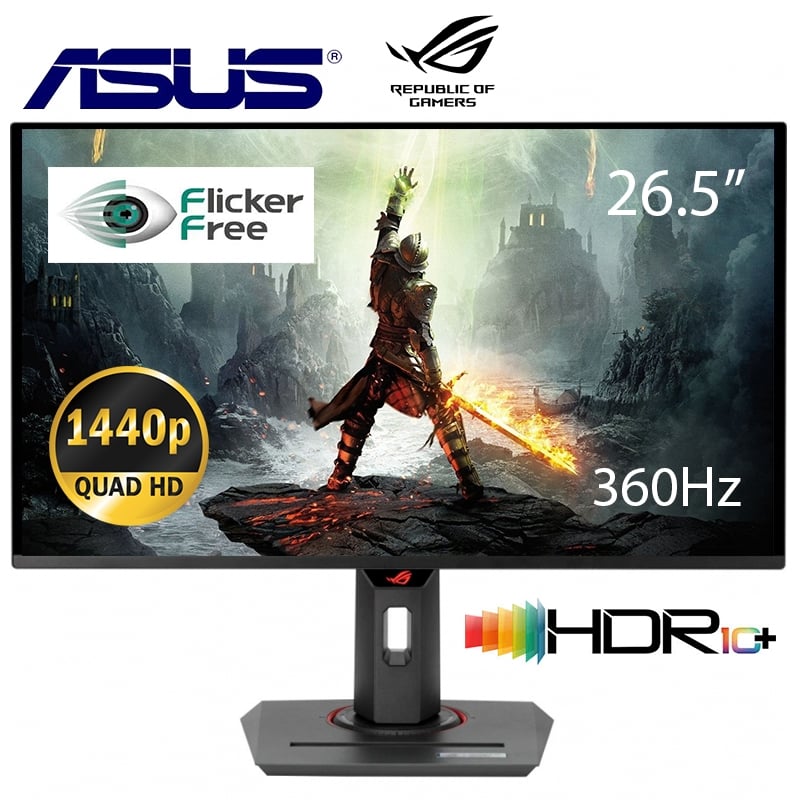 Монитор Asus XG27ACDNG безрамочный геймерский QD-OLED 2560x1440 QHD 26,5" (26202746) - фото 2 Монитор Asus XG27ACDNG безрамочный геймерский QD-OLED 2560x1440 QHD 26,5" (26202746) - фото 2