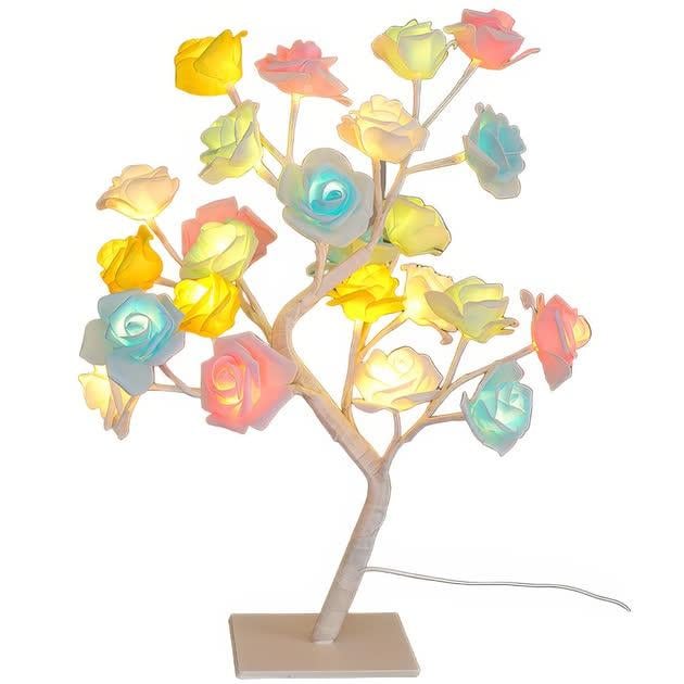 Лампа LED настольная Дерево цветная роза (NNG-03)