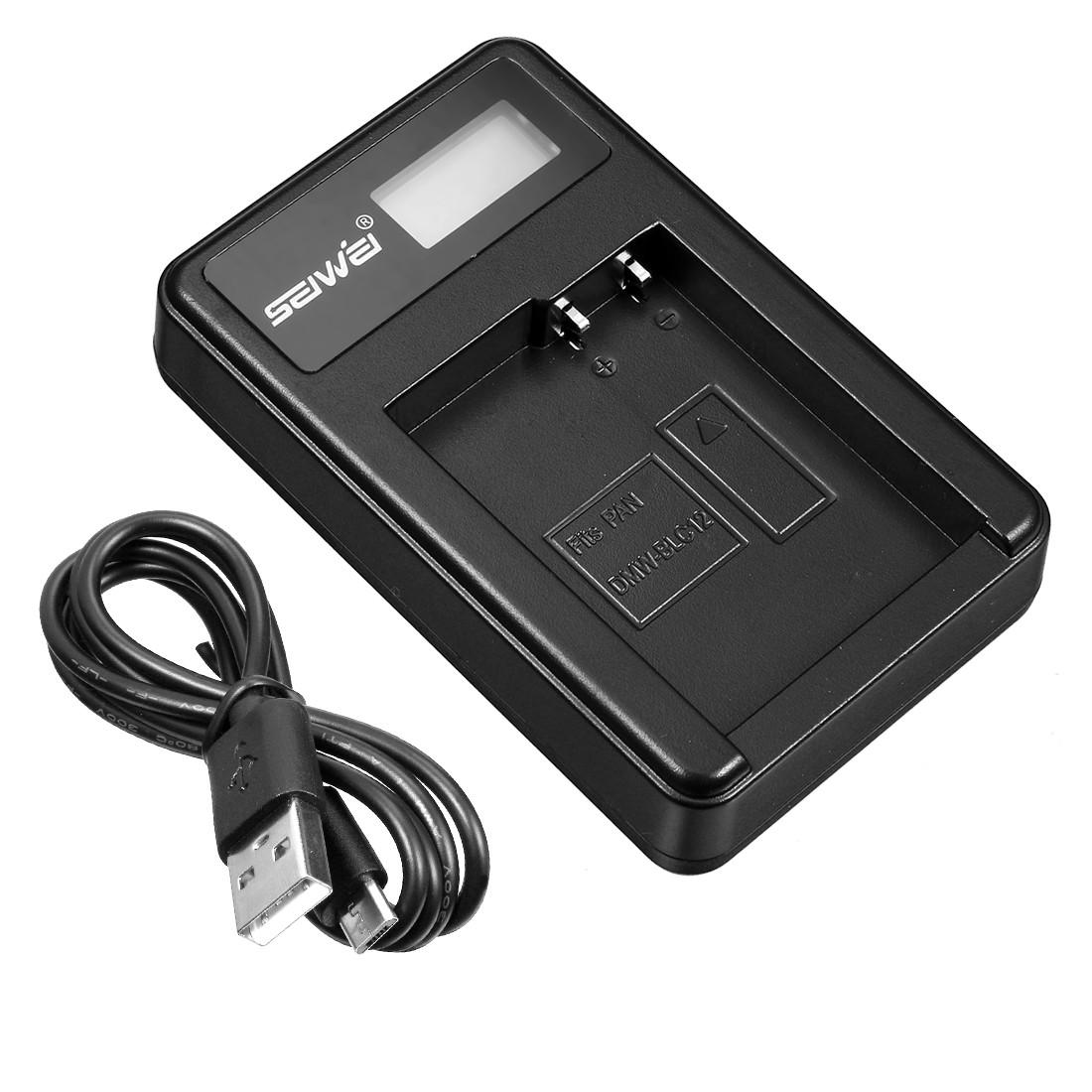 Устройство зарядное LCD1-BLC12 аналог DE-A79 с USB для аккумуляторов Panasonic DMW-BLC12