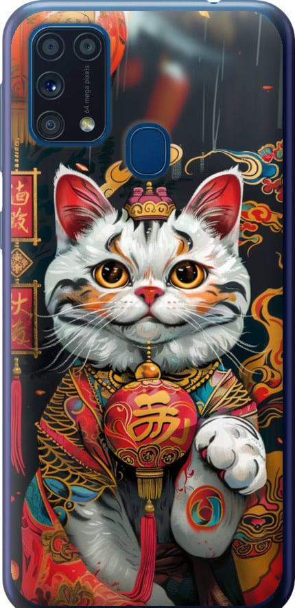 Чехол на Samsung Galaxy M31 M315F China Cat v2 (6135t-1907-42517)