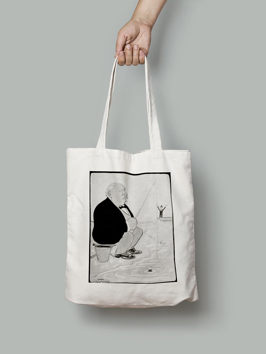 Эко-сумка Ловись рыбка шопер (FA08045_Bag)