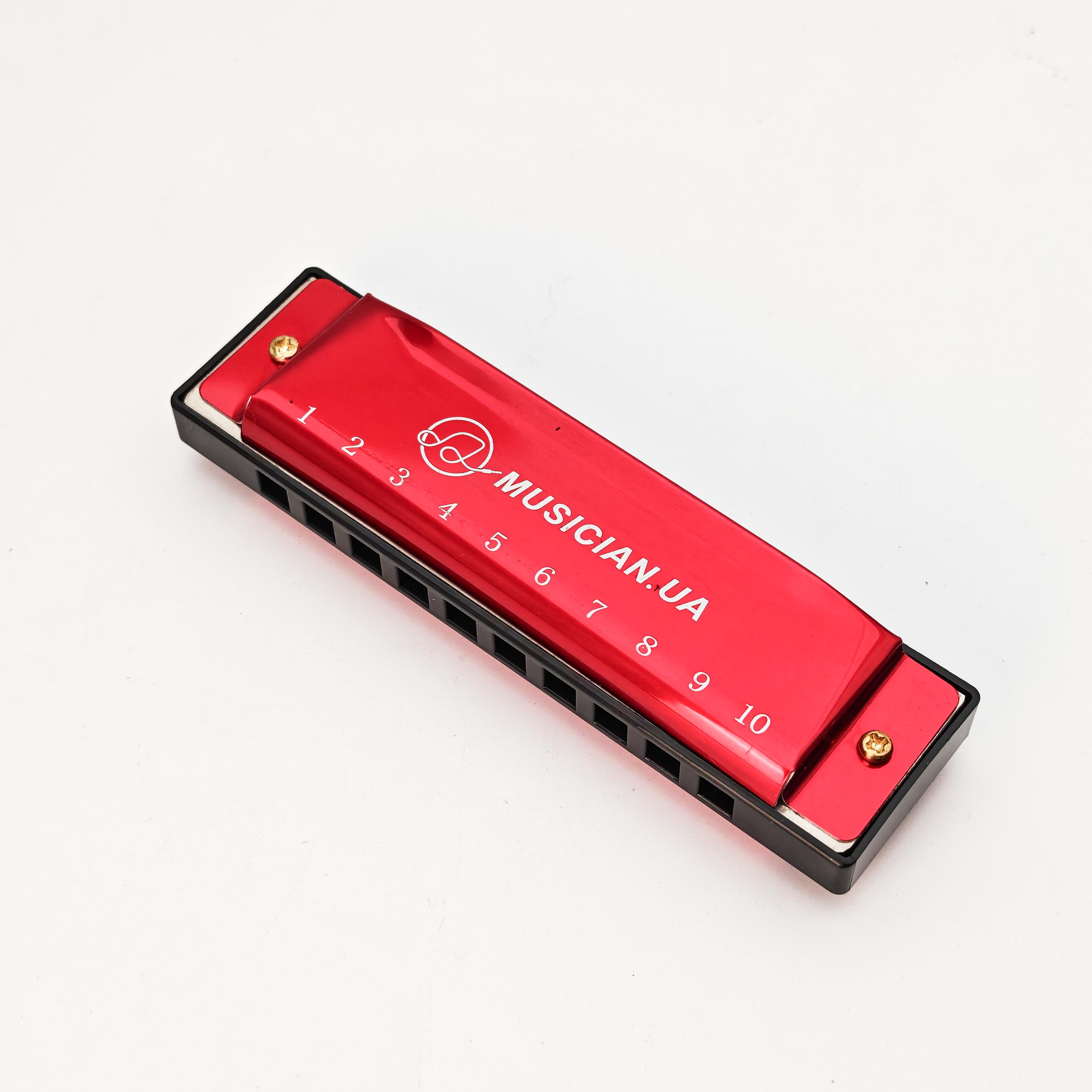 Губна гармоніка Musicality H10-RD Harmonica До Red (29966434)