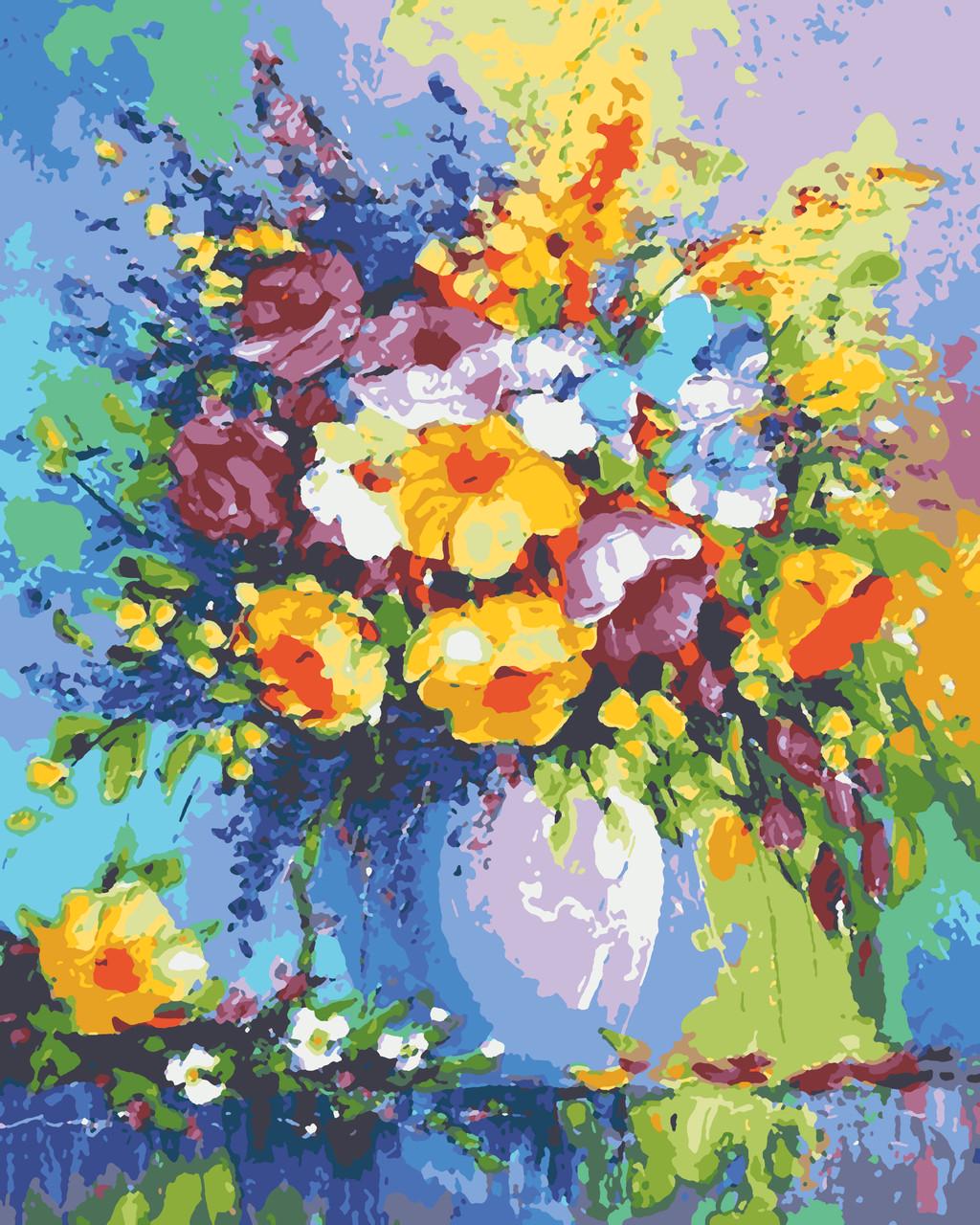 Картина по номерам Феерический букет 40x50 см (RB-0483) - фото 4