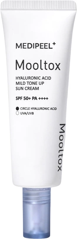 Крем тонировочный для лица солнцезащитный MEDI-PEEL Hyaluronic Acid Aqua Mooltox Mild Tone Sun Cream SPF50 50 мл (32123963) Крем тонировочный для лица солнцезащитный MEDI-PEEL Hyaluronic Acid Aqua Mooltox Mild Tone Sun Cream SPF50 50 мл (32123963)