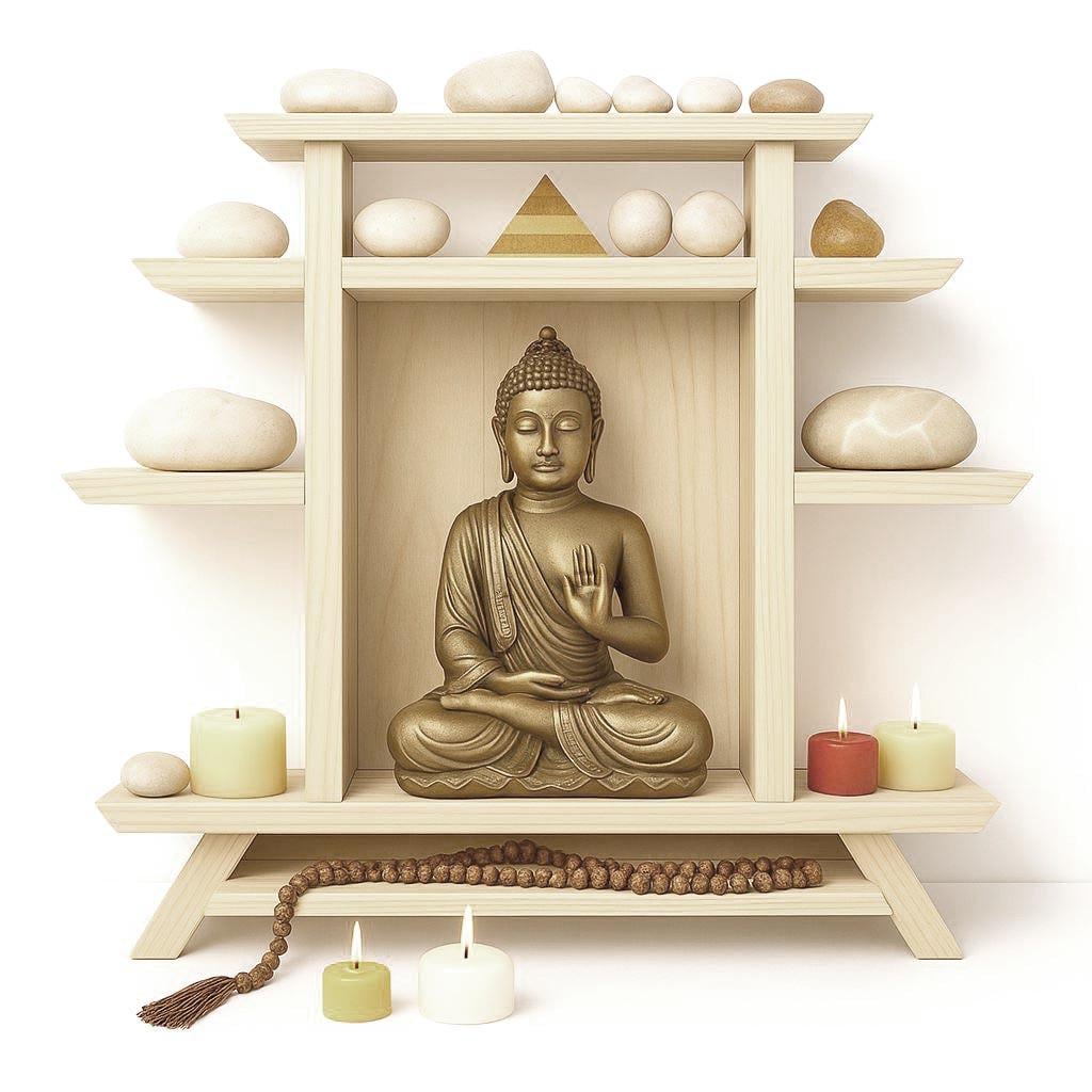 Алтарь для медитации из дерева Ведамия Бланже (ЛАТ-003101)