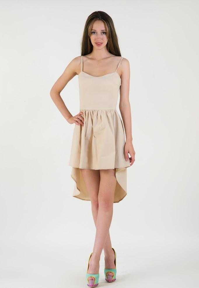 Платье женское Podium Jaden 21327-BEIGE XS Бежевый