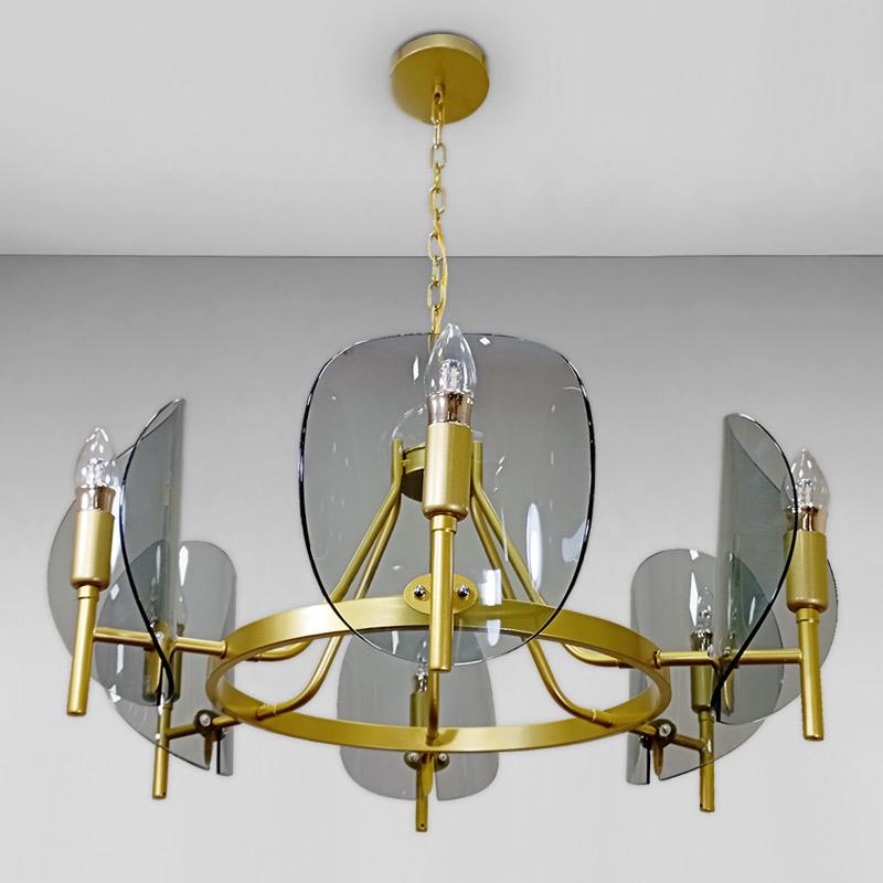 Люстра подвесная свечи Light House LS-18085-6 Золото/Черный