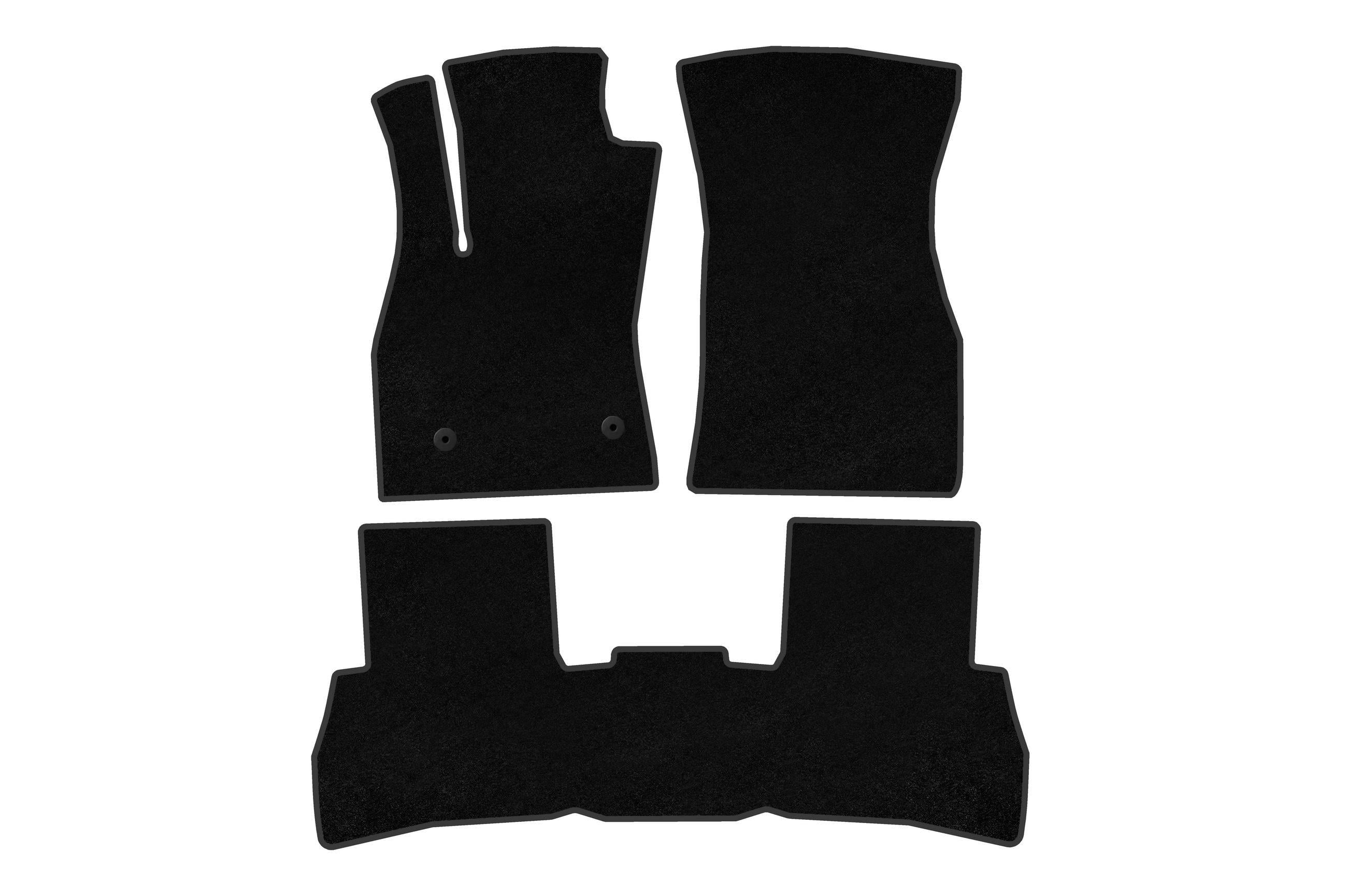 Коврики автомобильные Deluxe V2 Digital Designs для Fiat Doblo II 2010-2022 гг. ткань Черный (185050)