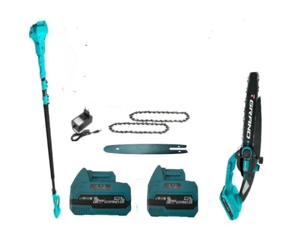 Пилка ланцюгова акумуляторна Grand АПЦ-6М/2-2 з подовжувачем 2000 (29851106) - фото 17 Пилка ланцюгова акумуляторна Grand АПЦ-6М/2-2 з подовжувачем 2000 (29851106) - фото 17