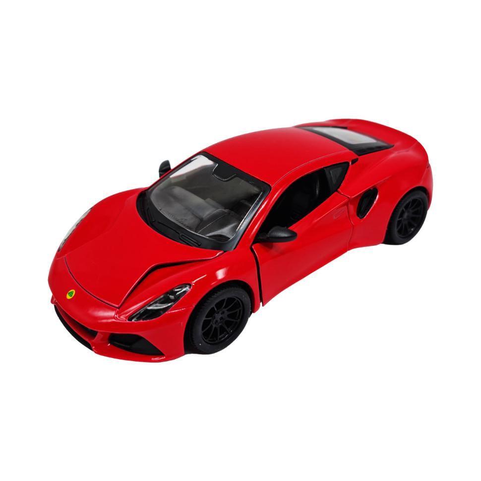 Машинка Інерційна lotus emira kinsmart kt5441w металева 13 см Червоний (RLT33410s44247)