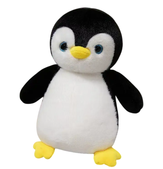 М'яка іграшка Пінгвін з підсвіткою 22 см Чорний (2794416040)