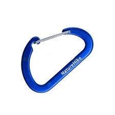 Карабин многофункциональный 65 мм 2 pack Naturehike NH15A002-H Blue (6927595717103)