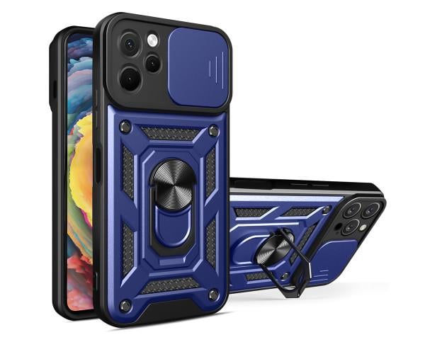 Чехол накладка Ricco Camera Sliding для Huawei nova Y61 Синий