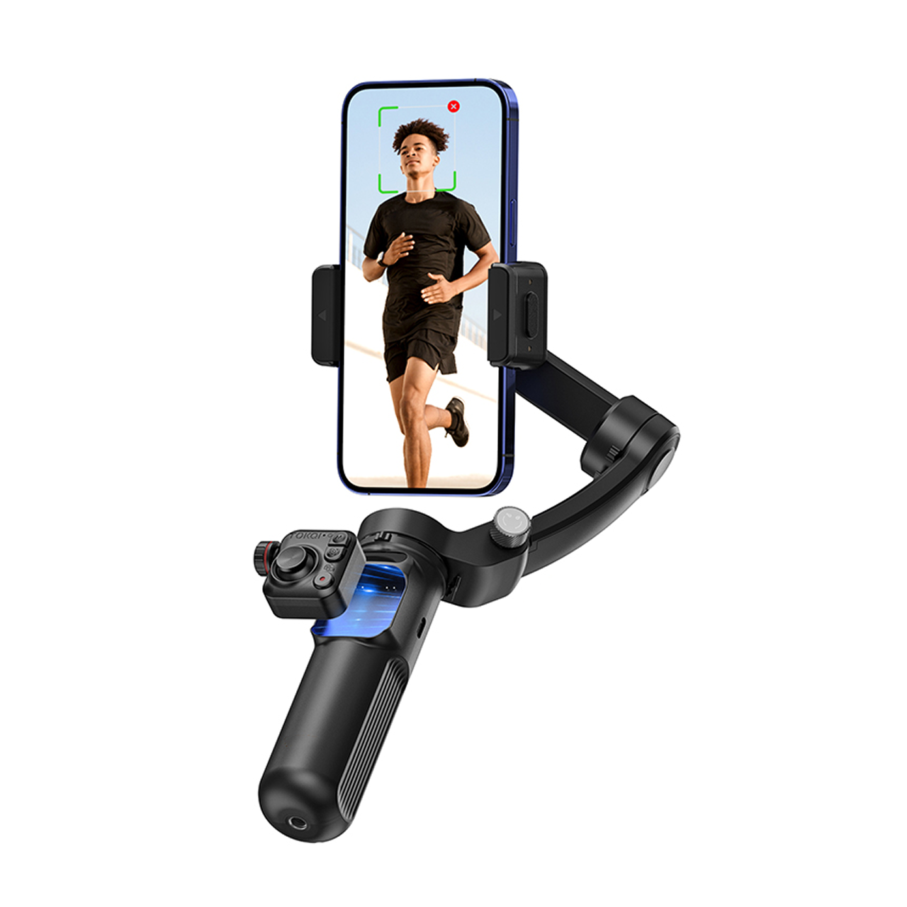 Стабілізатор для телефону трьохосьовий Bluetooth Чорний (1761130418479) Стабілізатор для телефону трьохосьовий Bluetooth Чорний (1761130418479)