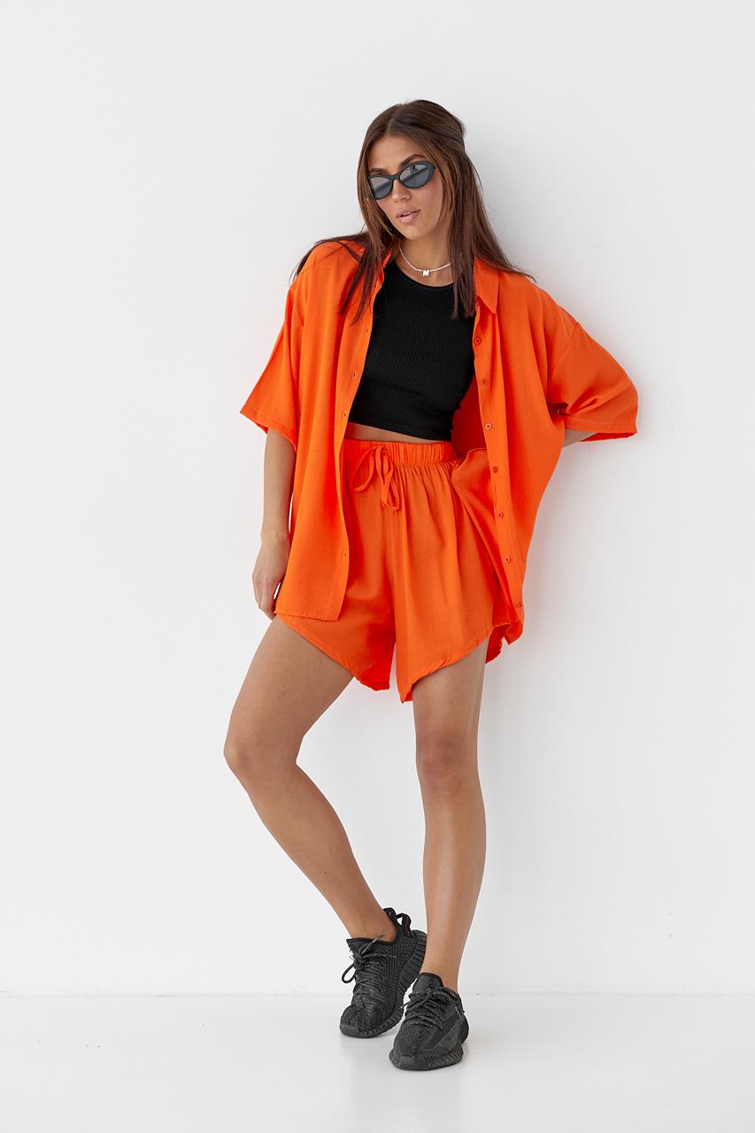 Костюм шорти та сорочка COASTMODA L Помаранчевий (9528531)