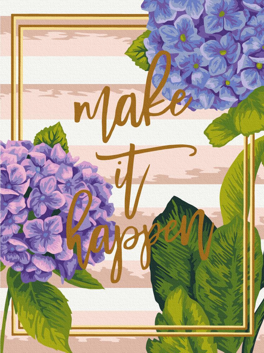 Картина по номерам Brushme Сделай это 30x40 см (RBS52532)