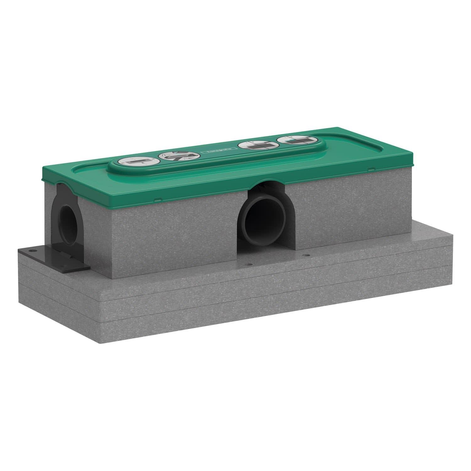 Скрытая часть для каналов Hansgrohe uBox universal 01001180 339 мм (148942)