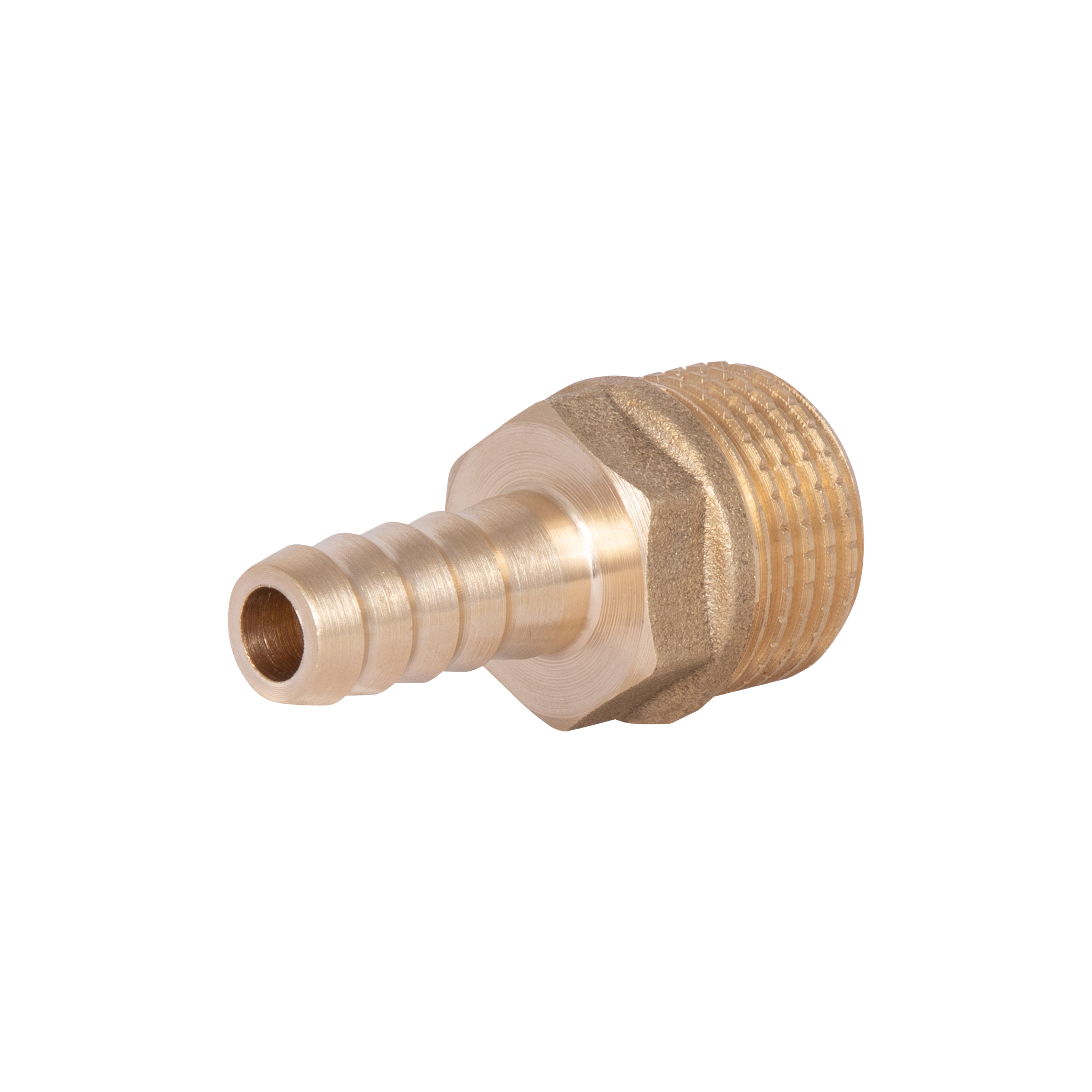 З'єднання-штуцер латунне Thermo Alliance Standart Ялинка під шланг 1/2" З х 10 Жовтий (SD4271510)