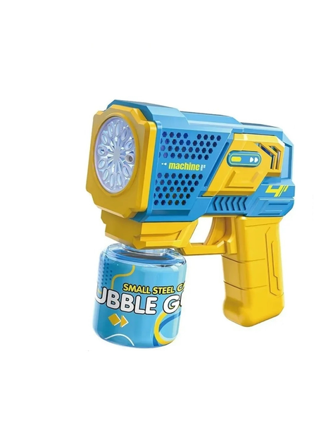 Пистолет игрушечный S6776 для мыльных пузырей с подсветкой и музыкой Yellow (784780681)