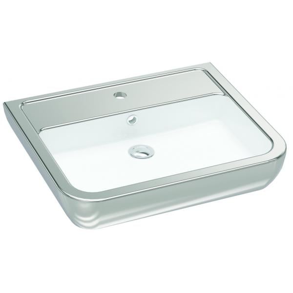 Раковина IDEVIT Halley 3201-0455-12 60 см Срібний (29966)