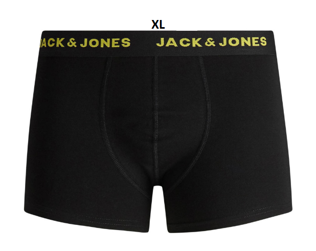 Трусы боксеры мужские Jack & Jones ADDITIONAL ХL Черный/Салатовый (525655) Трусы боксеры мужские Jack & Jones ADDITIONAL ХL Черный/Салатовый (525655)