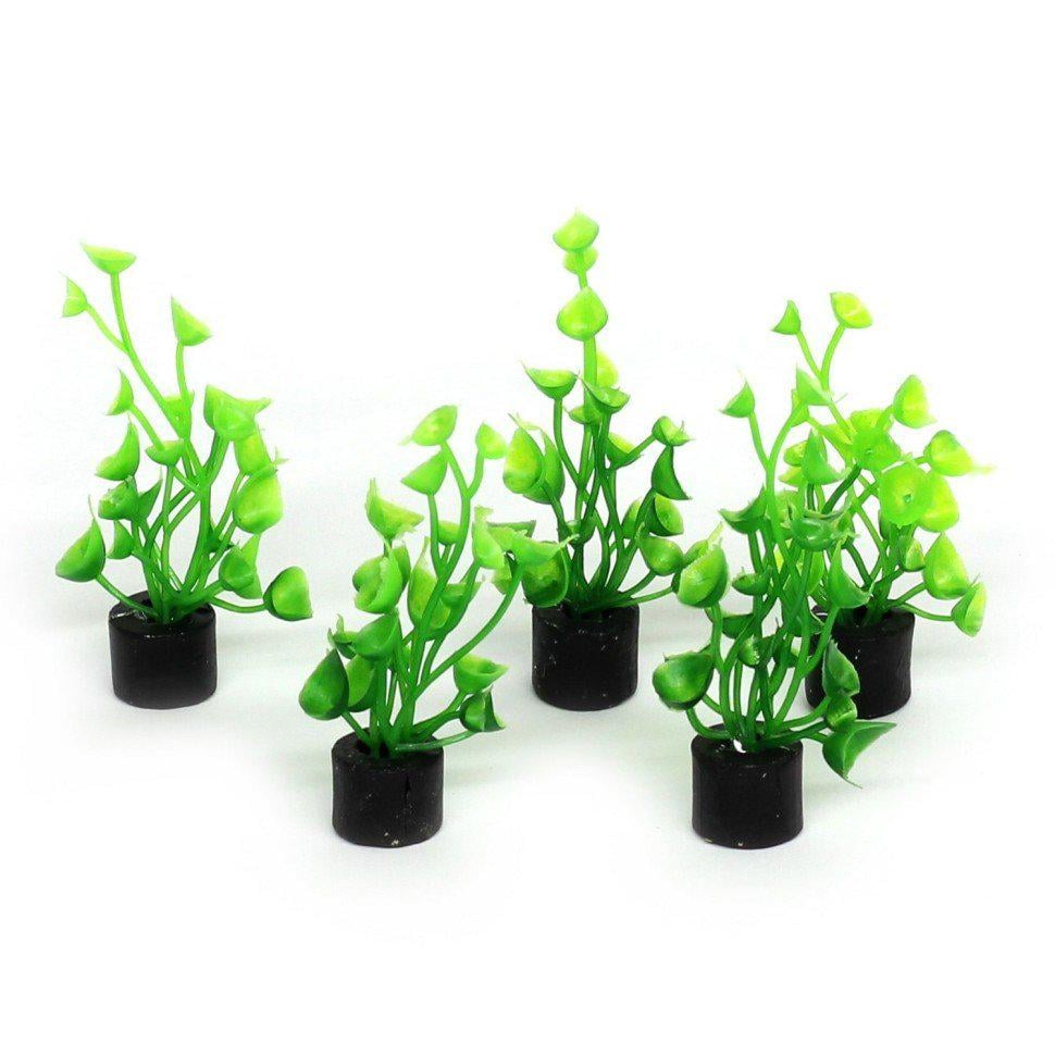 Искусственное растение для аквариума Hobby Cardamine mini 1,5x1,5x5 см 5 шт. (51547)