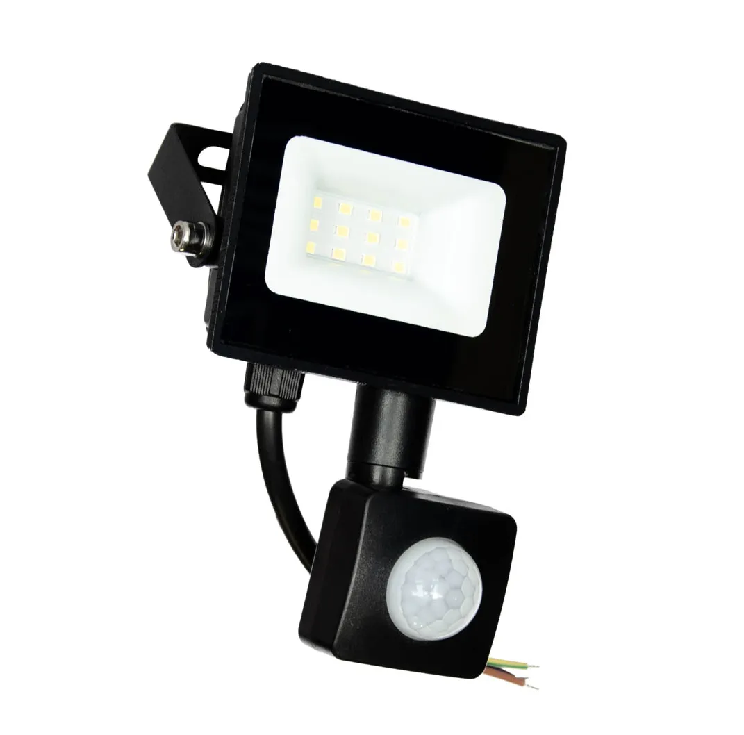 Прожектор з датчиком руху SMD ECO LED 10W 6400К (e141011)