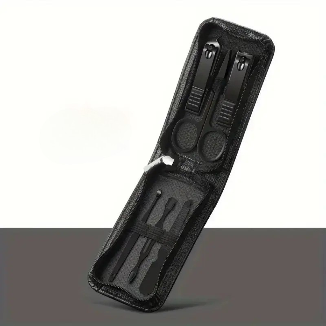 Набір інструментів для манікюру та педикюру 6 шт. Чорний - фото 7 Набір інструментів для манікюру та педикюру 6 шт. Чорний - фото 7