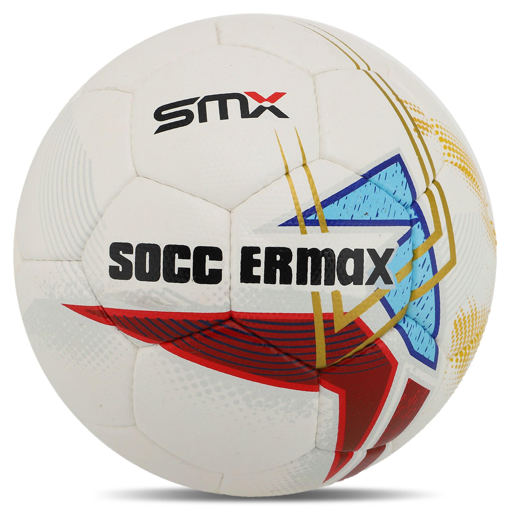 Футбольный мяч профессиональный Hybrid SOCCERMAX FB-4190 №5 PU Белый/Красный