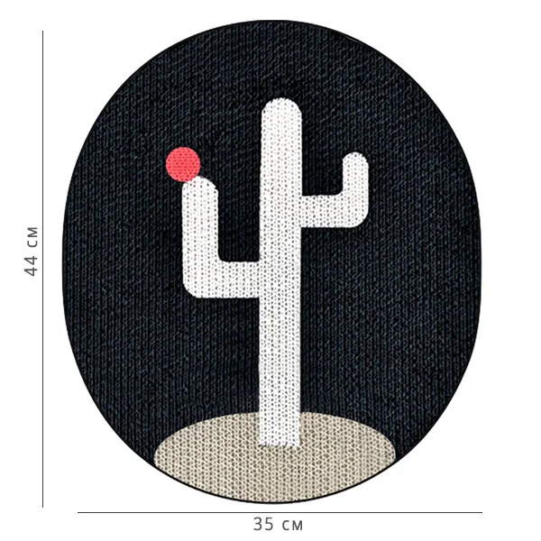 Когтеточка C00347-2 Кактус ом 44х35х3 см Черный - фото 4 Когтеточка C00347-2 Кактус ом 44х35х3 см Черный - фото 4