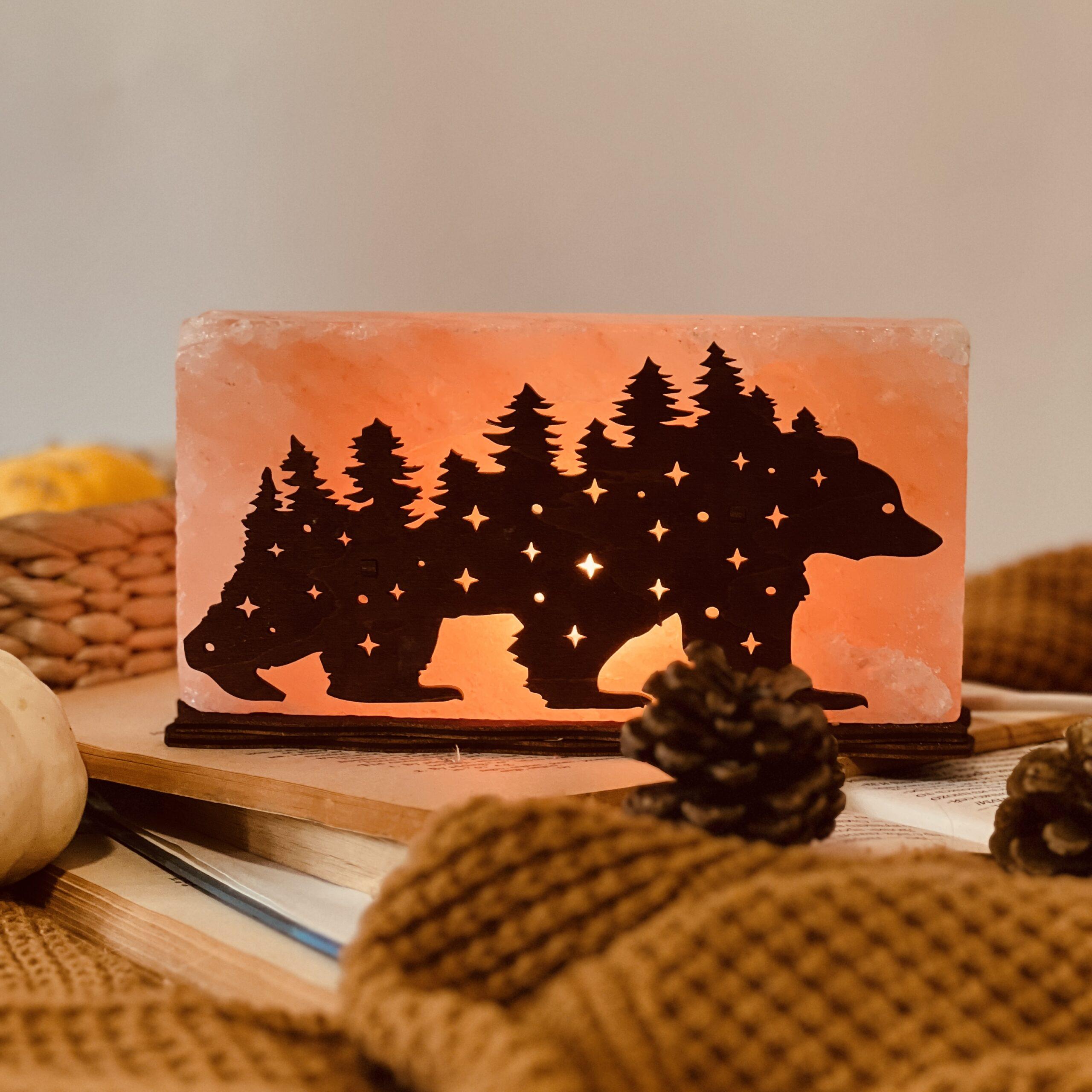 Соляная лампа декоративная Himalayan Медведь 2 кг (29909006)