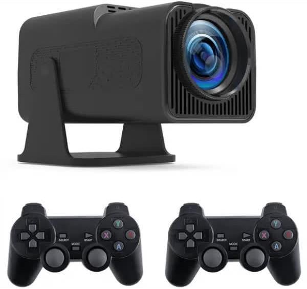 Игровой проектор Everon HY320 Mini 1000 игр с 2 беспроводными джойстиками (32751522)