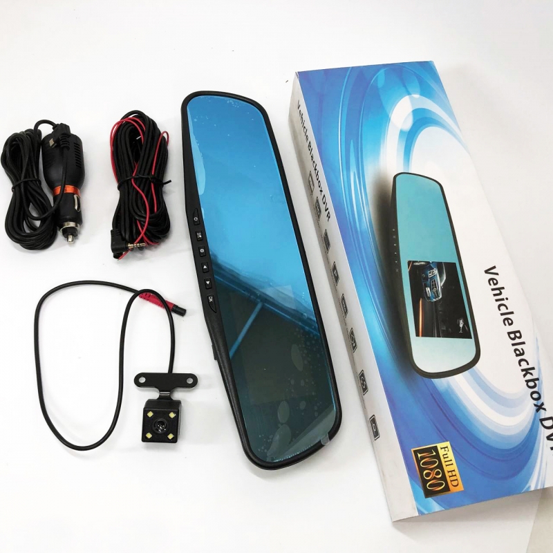 Видеорегистратор UKC L-9004 зеркало LCD 3,5" 1080P Full HD 2 камеры (tf7456) - фото 13 Видеорегистратор UKC L-9004 зеркало LCD 3,5" 1080P Full HD 2 камеры (tf7456) - фото 13