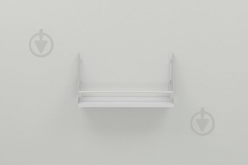Полка настенная Ferrum-decor Изи 260x600x150 металл Белый ДСП Белое 16 мм (IZI0029)